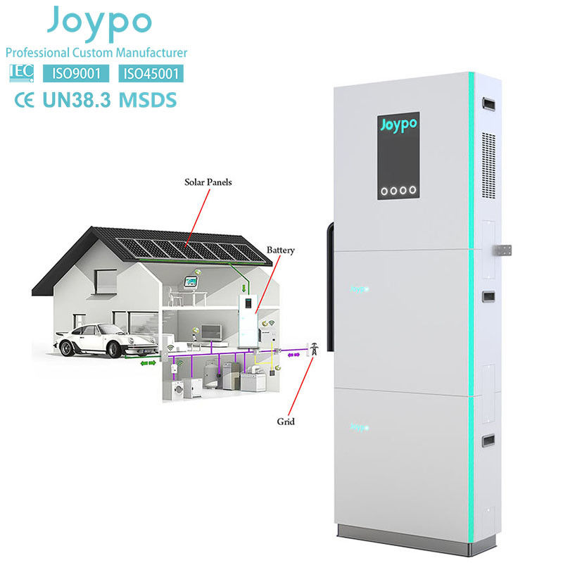 10KWH Lityum Pil Güneş Enerjisi Depolama Sistemi Evde Şebeke Dışı Güç Depolama Sistemi