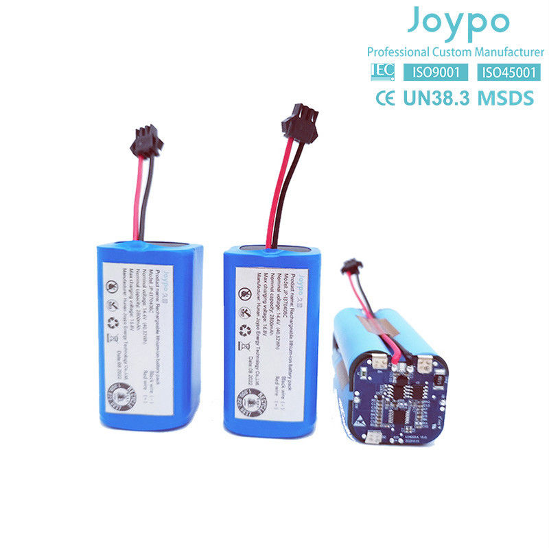 18650 Yeniden Şarj edilebilir OEM Lityum Pil Paketi 14.4V 2800mAh Robot Süpürgeci için