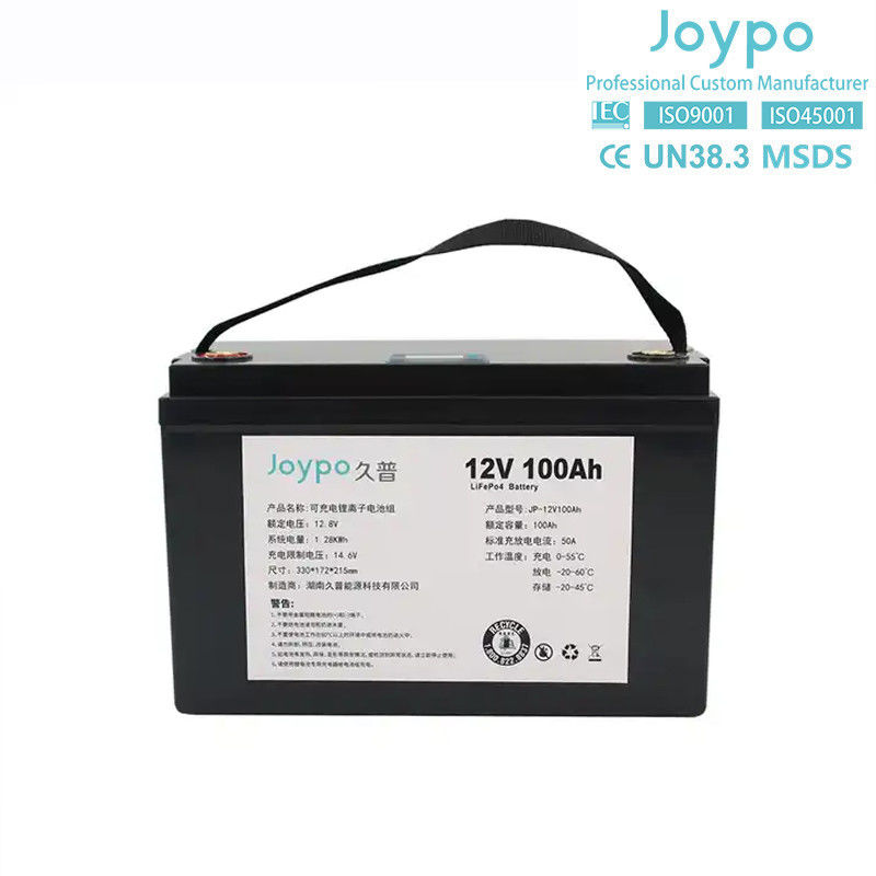 Derin Döngü Lifepo4 Deniz Lityum Pil 12.8V 100Ah IP67 Tekne için Su geçirmez