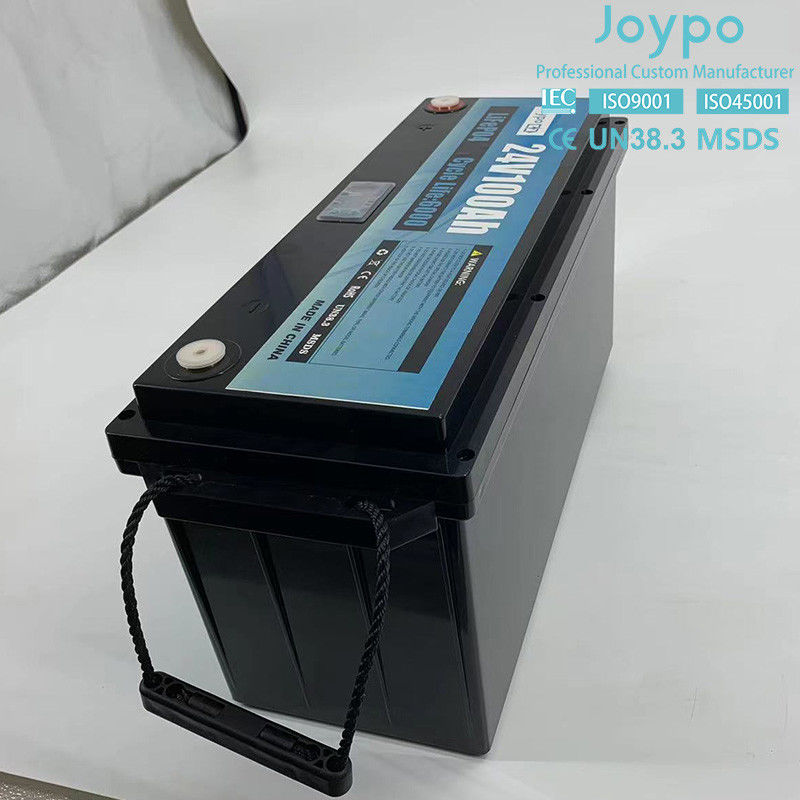100Ah 200Ah Lityum İyon LiFePO4 Pil 24 Volt Derin Dönümlü Pil RV Kampçıları için
