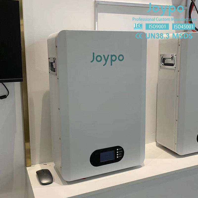 Joypo Duvar Montajlı 5KWH 10KWH LiFePO4 Güneş Enerjisi için Şarj edilebilir Pil Depolama