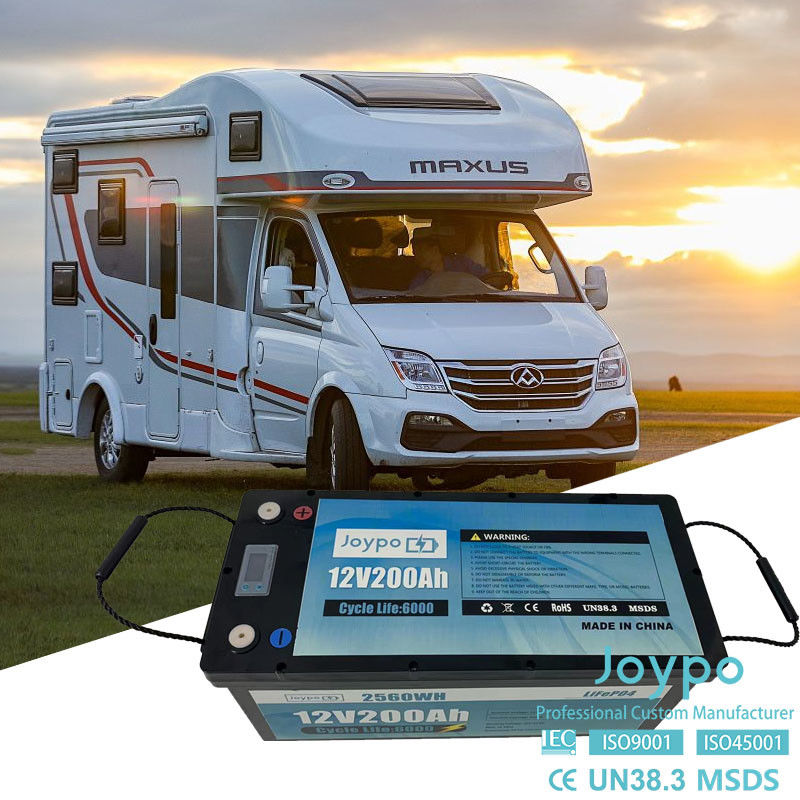 12 Volt RV Lityum Pil Şarj edilebilir Derin Döngülü Lityum İyon Pil Araç Ev için