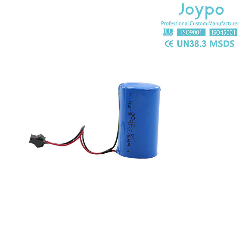 ER34615M Lityum Thionyl Chloride Pil 3.6V 14500MAh Şarj edilemeyen Spiral Tipi