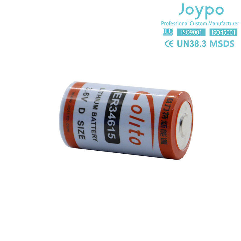 ER34615 3.6V Lityum Pil Hücresi 19000MAH Uzun ömürlü Lityum Tionyl Klorür Pil