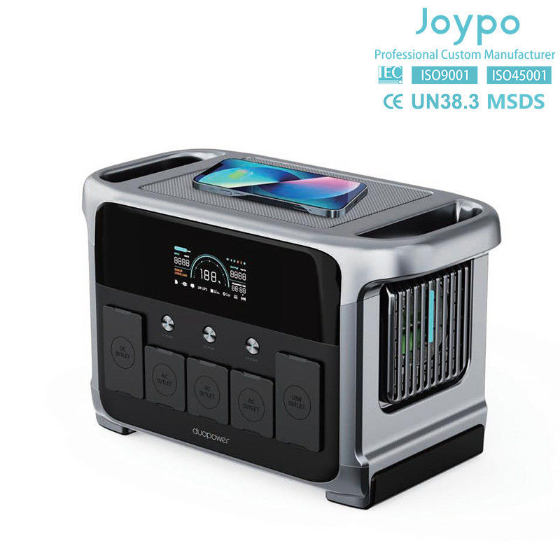 Portatif Lityum İyon Pil Paketi 1200W Çin Güneş Enerjisi Dışarıdaki Parti ve Kamp için