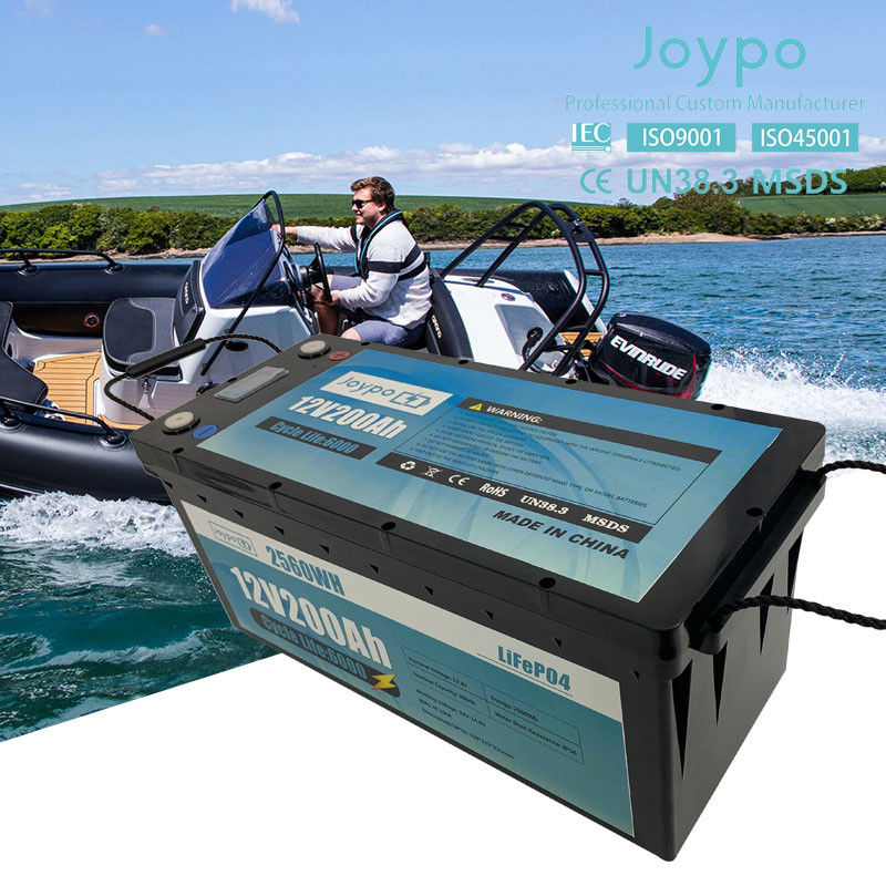 LiFePO4 12 Volt Lityum İyon Deniz Bataryası Deniz Teknesi Trolling Motoru
