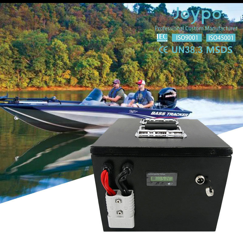 Joypo 36V 100Ah Marine Trolling Motor Bataryası Uzun Döngü Yaşamı LiFePO4 Lityum Bataryası Bass Tekneleri için