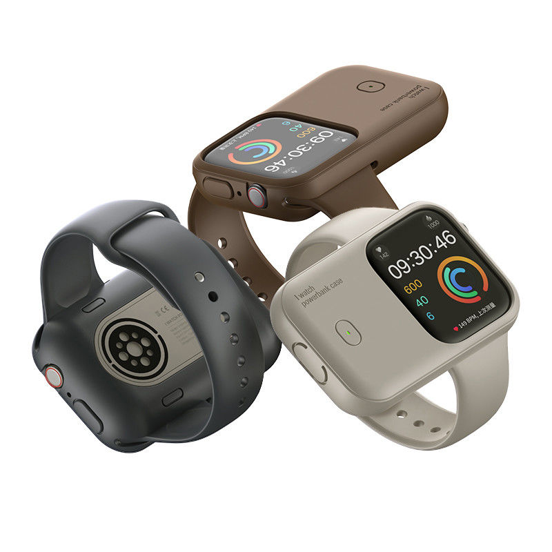 Lityum İyon Polimer Pil manyetik Kablosuz Şarj Apple Watch için taşınabilir güç bankası