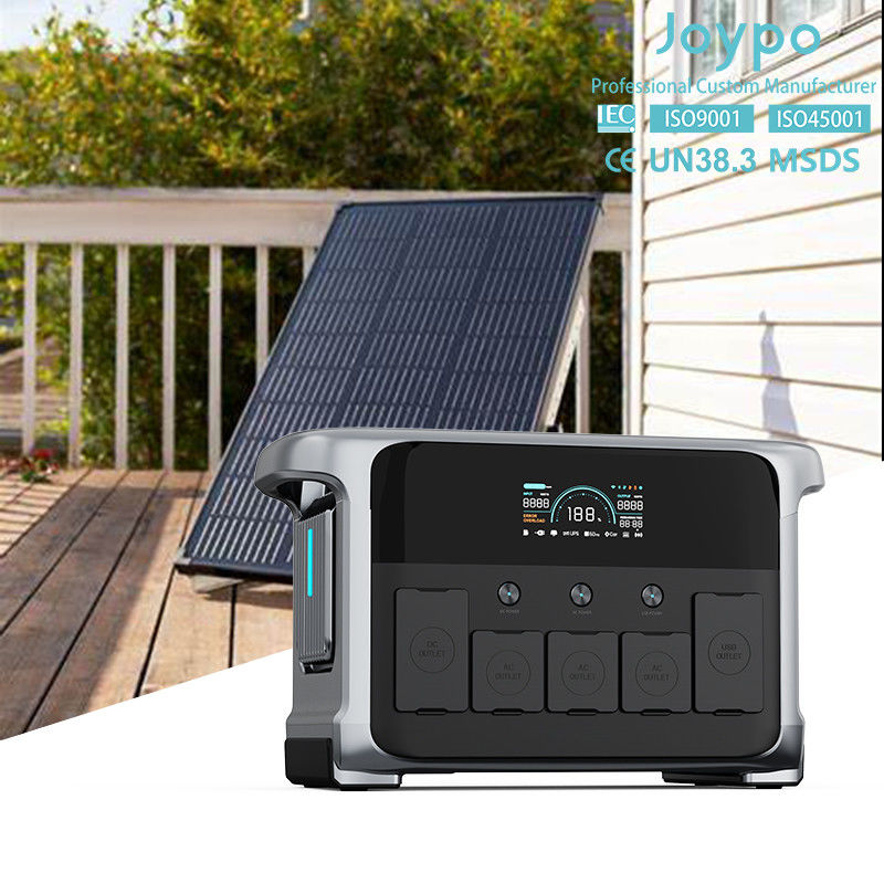 Güneş Portatif Jeneratörü 1200W 1152Wh Etkisiz Elektrik Kaynağı Ev ve Balkon için